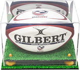 Acrylic Rugby Ball Display Case - Mirror No Wall Mount (B41/A004)