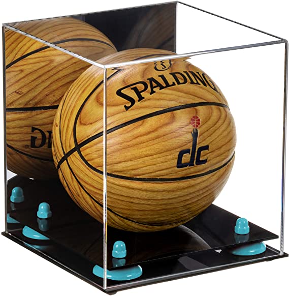 Acrylic Mini - Miniature (not Full Size) Basketball Display Case Mirror no Wall Mounts (A015/B03)