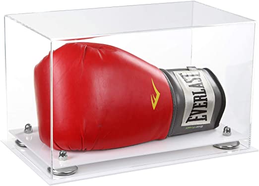 Acrylic Full Size Boxing Glove Display Case Horizontal - Clear (A011/V16)