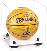 Acrylic Mini - Miniature (not Full Size) Basketball Display Case - Clear (B03/A015)