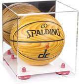 Acrylic Mini - Miniature (not Full Size) Basketball Display Case Mirror no Wall Mounts (A015/B03)