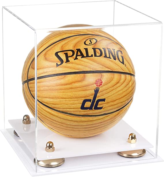 Acrylic Mini - Miniature (not Full Size) Basketball Display Case - Clear (B03/A015)