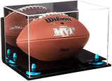 Full Size Football Display Case Horizontal - Mirror Wall Mounts (B41/A004)