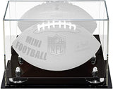 Mini/Miniature (not Full Size) Football Display Case Mirror Wall Mounts (B43/A005)