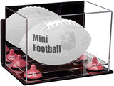 Mini/Miniature (not Full Size) Football Display Case Mirror Wall Mounts (B43/A005)