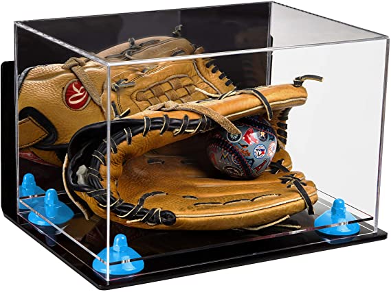 Acrylic Baseball Glove Display Case - Mirror Wall Mounts (V41/A004)