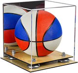 Acrylic Mini - Miniature (not Full Size) Basketball Display Case Mirror no Wall Mounts (A015/B03)