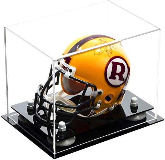 Mini/Miniature Football Helmet (not Full Size) Display Case - Clear (A003/V45)