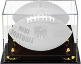 Mini/Miniature (not Full Size) Football Display Case Mirror No Wall Mounts (B43/A005)
