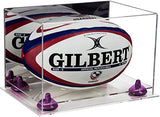 Acrylic Rugby Ball Display Case - Mirror No Wall Mount (B41/A004)