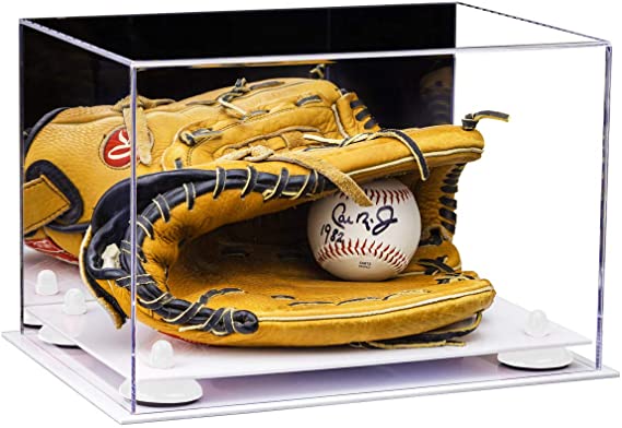 Acrylic Baseball Glove Display Case - Mirror No Wall Mounts  (V41/A004)