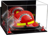 Acrylic Fireman's Helmet Display Case – Mirror Wall Mount (A014/V60)