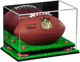 Mini/Miniature (not Full Size) Football Display Case Mirror Wall Mounts (B43/A005)