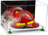 Fireman's Helmet Display Case - Mirror No Wall Mount (A014/V60)