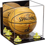 Acrylic Mini - Miniature (not Full Size) Basketball Display Case Mirror Wall Mount (A015/B03)