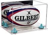 Acrylic Rugby Ball Display Case - Mirror No Wall Mount (B41/A004)