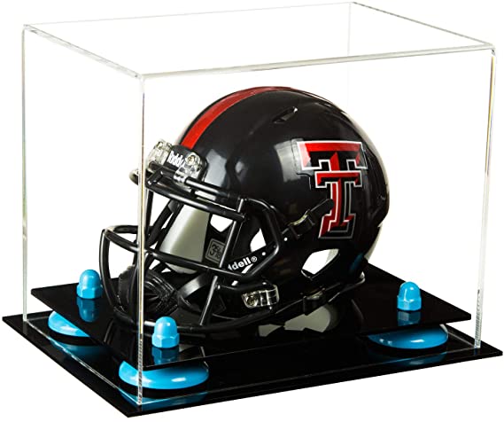 Mini/Miniature Football Helmet (not Full Size) Display Case - Clear (A003/V45)