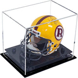 Mini/Miniature Football Helmet (not Full Size) Display Case - Clear (A003/V45)