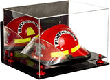 Acrylic Fireman's Helmet Display Case – Mirror Wall Mount (A014/V60)