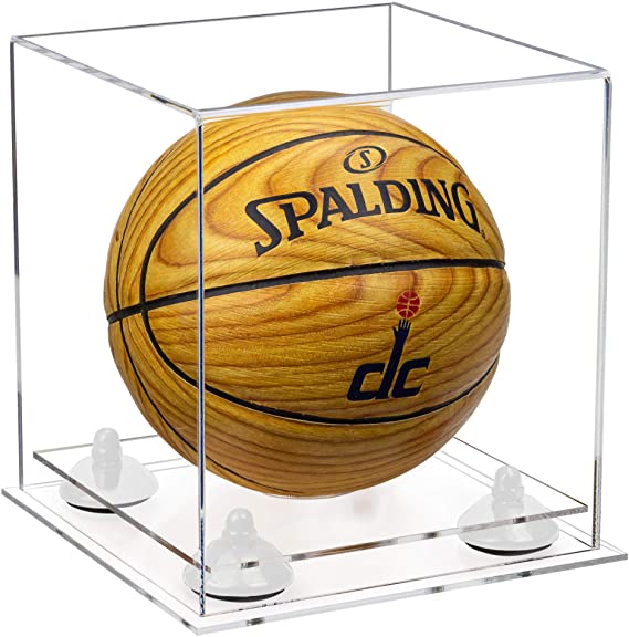 Acrylic Mini - Miniature (not Full Size) Basketball Display Case - Clear (B03/A015)