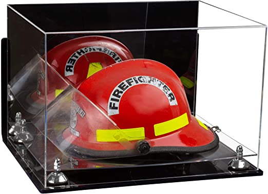 Acrylic Fireman's Helmet Display Case – Mirror Wall Mount (A014/V60)