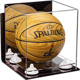 Acrylic Mini - Miniature (not Full Size) Basketball Display Case Mirror Wall Mount (A015/B03)