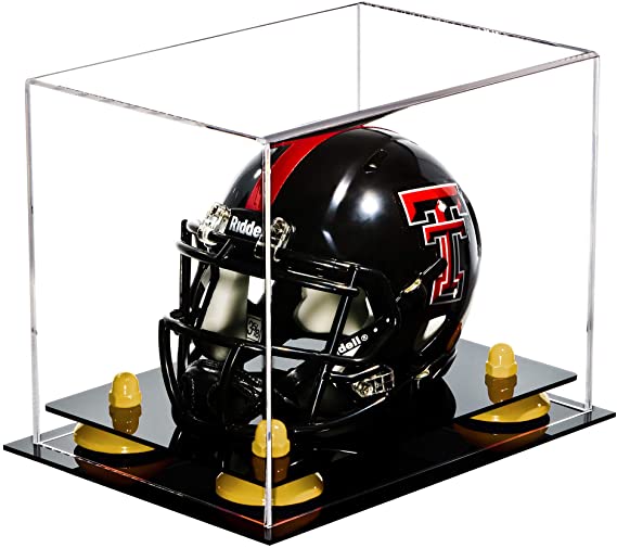 Mini/Miniature Football Helmet (not Full Size) Display Case - Clear (A003/V45)