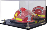 Acrylic Fireman's Helmet Display Case – Mirror Wall Mount (A014/V60)