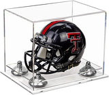 Mini/Miniature Football Helmet (not Full Size) Display Case - Clear (A003/V45)