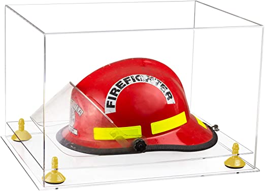 Acrylic Fireman's Helmet Display Case – Clear (A014/V60)