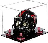 Mini/Miniature Football Helmet (not Full Size) Display Case - Clear (A003/V45)