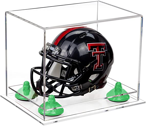 Mini/Miniature Football Helmet (not Full Size) Display Case - Clear (A003/V45)