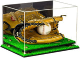 Acrylic Baseball Glove Display Case - Mirror No Wall Mounts  (V41/A004)