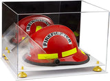 Acrylic Fireman's Helmet Display Case – Mirror Wall Mount (A014/V60)