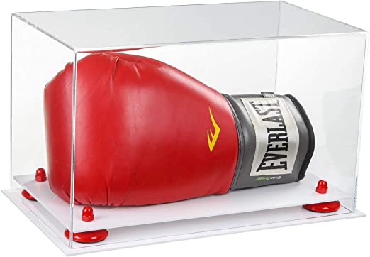 Acrylic Full Size Boxing Glove Display Case Horizontal - Clear (A011/V16)