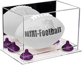 Mini/Miniature (not Full Size) Football Display Case Mirror No Wall Mounts (B43/A005)