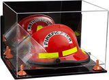 Acrylic Fireman's Helmet Display Case – Mirror Wall Mount (A014/V60)