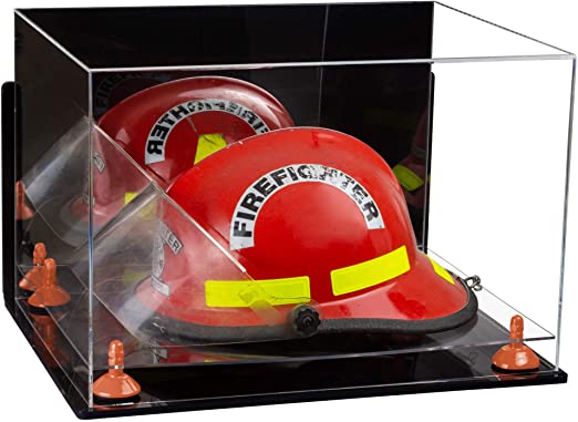 Acrylic Fireman's Helmet Display Case – Mirror Wall Mount (A014/V60)