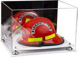 Acrylic Fireman's Helmet Display Case – Mirror Wall Mounts (A014/V60)
