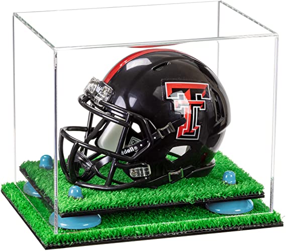 Mini/Miniature Football Helmet (not Full Size) Display Case - Clear (A003/V45)