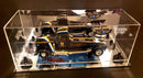 Acrylic Versatile Trucks, Trains and Rockets Display Case  17 X 6 X 7 Mirror Wall Mounts (A019/V46)