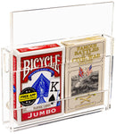 Acrylic Wall-Mounted Easy Access Double Card Deck Case (A100/SP26)