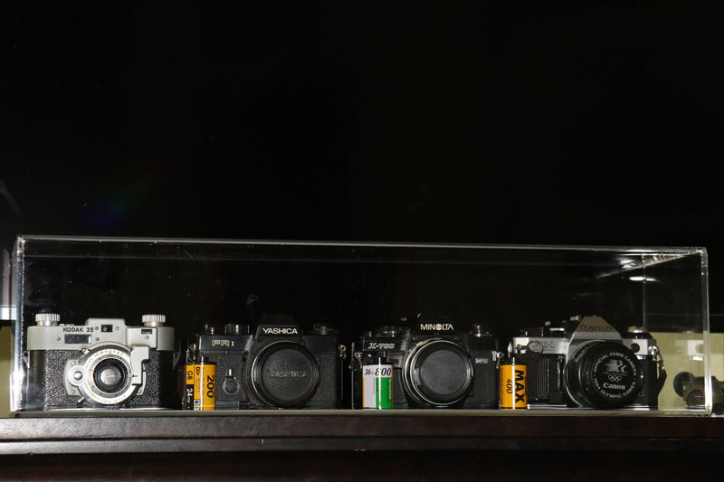 versatile Display Case for cameras