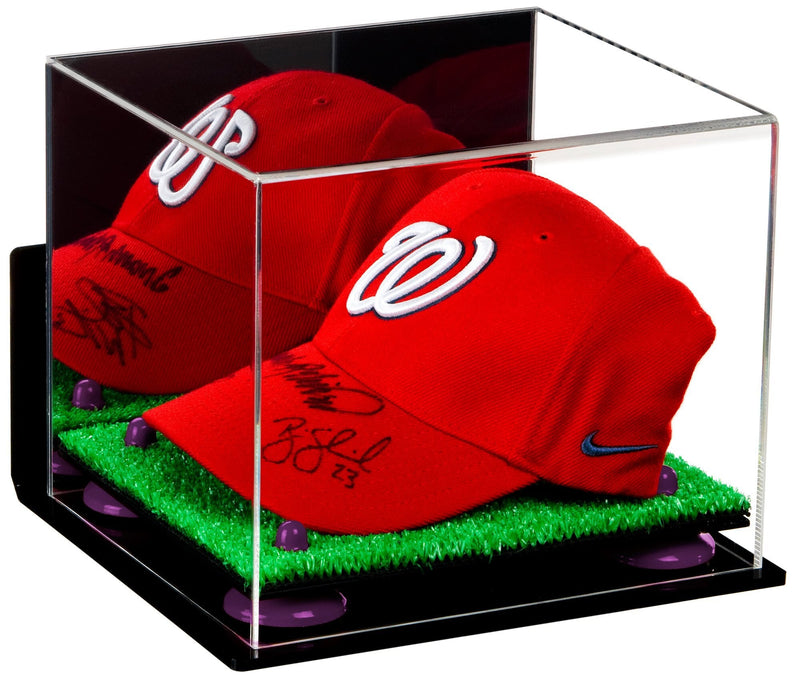 Acrylic Baseball Cap Display Case - Mirror Wall Mounts (V21/A006)