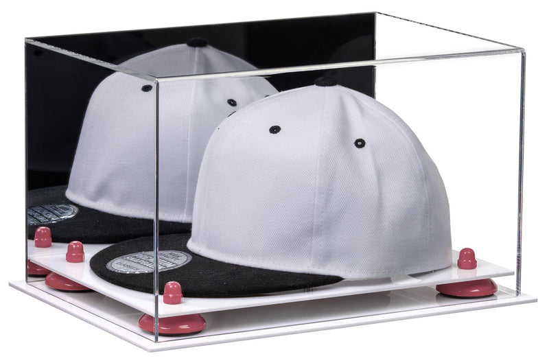 Snapback Hat or Baseball Cap Display Case - Mirror No Wall Mount (A018/V40)