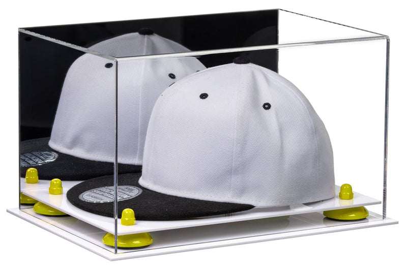 Snapback Hat or Baseball Cap Display Case - Mirror No Wall Mount (A018/V40)