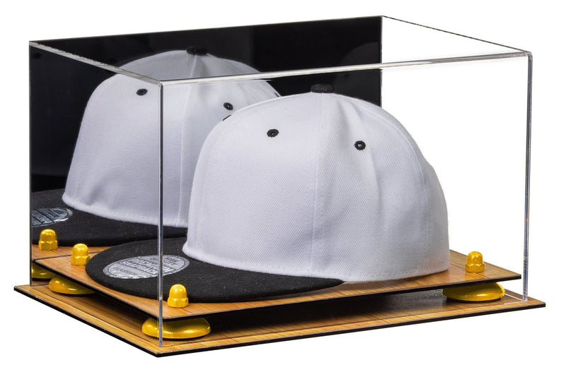 Snapback Hat or Baseball Cap Display Case - Mirror No Wall Mount (A018/V40)