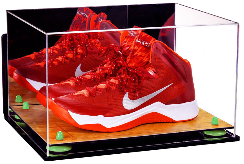 Basketball Shoe Pair Display Case 15.25 X 12 X 9 Mirror (A082/V13)