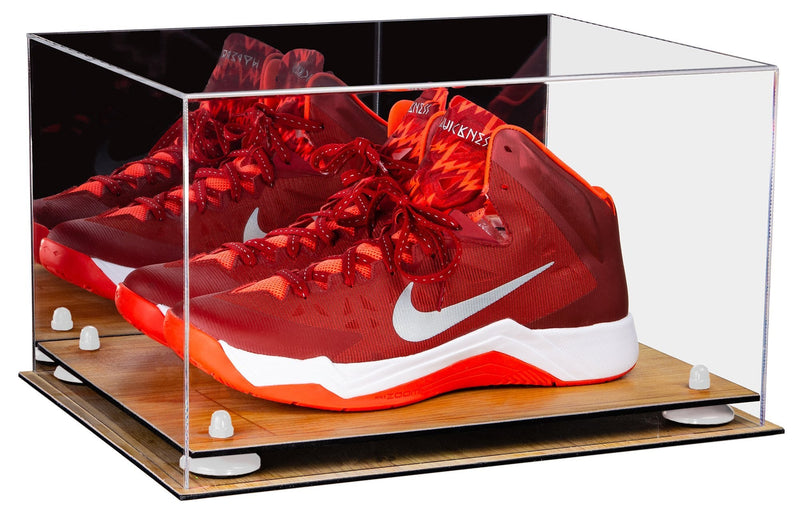 Basketball Shoe Pair Display Case 15.25 X 12 X 9 Mirror (A082/V13)