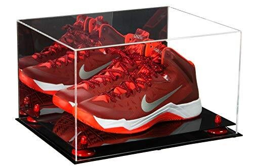 Basketball Shoe Pair Display Case 15.25 X 12 X 9 Mirror (A082/V13)